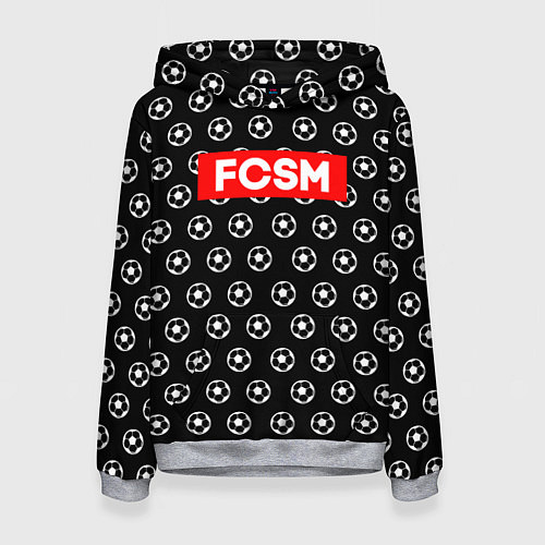 Женская толстовка FCSM Supreme / 3D-Меланж – фото 1