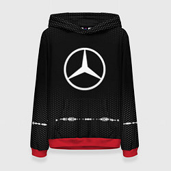 Женская толстовка Mercedes: Black Abstract