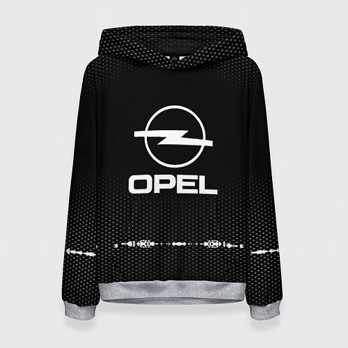 Женская толстовка Opel: Black Abstract / 3D-Меланж – фото 1