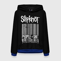 Толстовка-худи женская Slipknot: People Shit, цвет: 3D-синий
