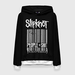 Толстовка-худи женская Slipknot: People Shit, цвет: 3D-белый