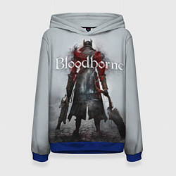 Толстовка-худи женская Bloodborne: Hell Knight, цвет: 3D-синий