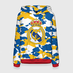 Толстовка-худи женская Real Madrid: Camo, цвет: 3D-красный