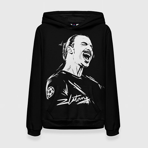 Женская толстовка Zlatan Ibrahimovic / 3D-Черный – фото 1