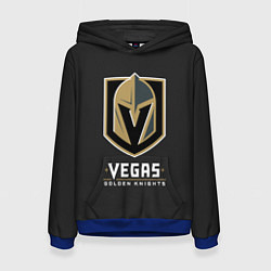 Толстовка-худи женская Vegas: Golden Knights, цвет: 3D-синий