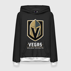 Толстовка-худи женская Vegas: Golden Knights, цвет: 3D-белый