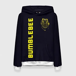 Толстовка-худи женская Bumblebee Style, цвет: 3D-белый