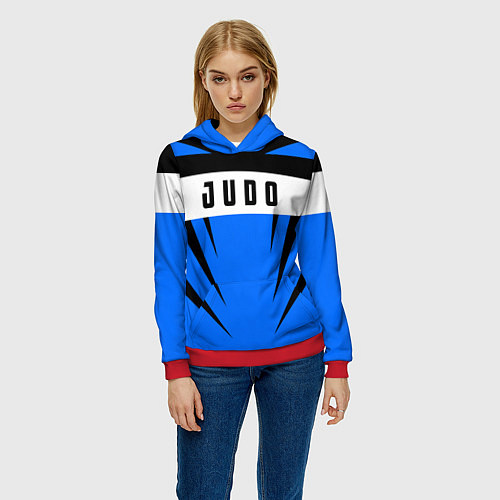 Женская толстовка Judo Fighter / 3D-Красный – фото 3