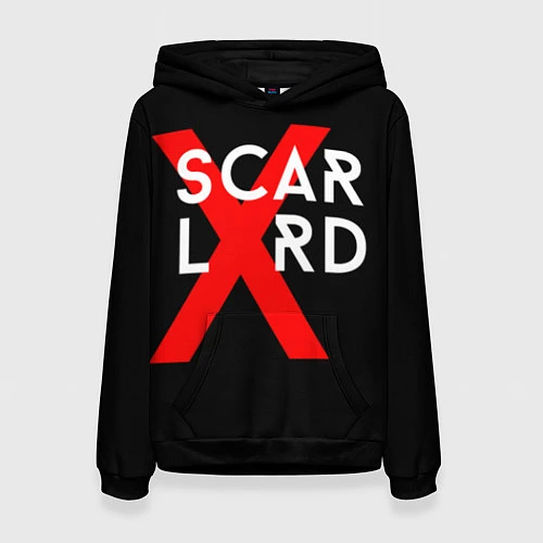 Женская толстовка Scarlxrd Logo / 3D-Черный – фото 1