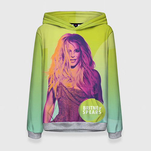 Женская толстовка Britney Spears / 3D-Меланж – фото 1