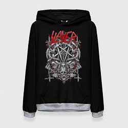 Толстовка-худи женская Slayer: Hell Goat, цвет: 3D-меланж