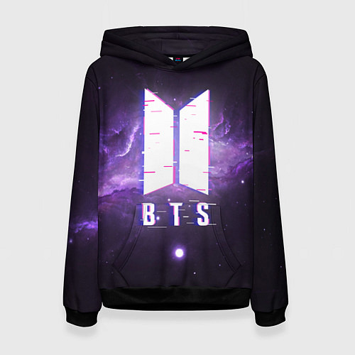 Женская толстовка BTS: Violet Space / 3D-Черный – фото 1