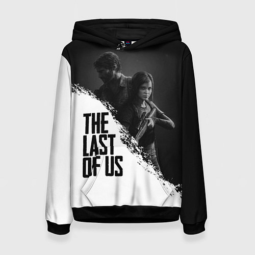 Женская толстовка The Last of Us: White & Black / 3D-Черный – фото 1