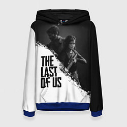 Толстовка-худи женская The Last of Us: White & Black, цвет: 3D-синий