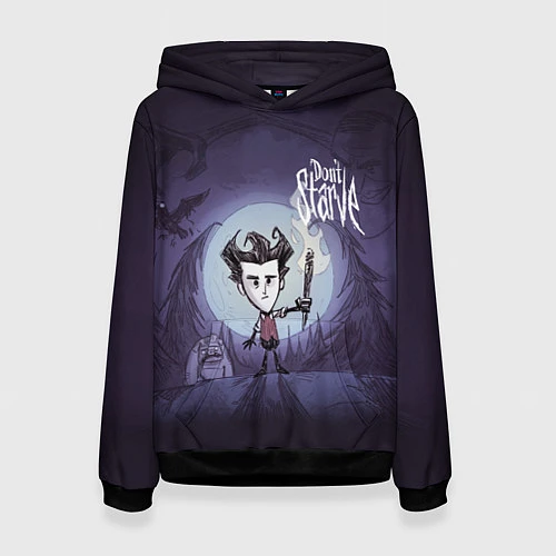 Женская толстовка Don't Starve / 3D-Черный – фото 1