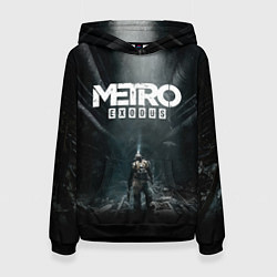 Толстовка-худи женская Metro Exodus, цвет: 3D-черный