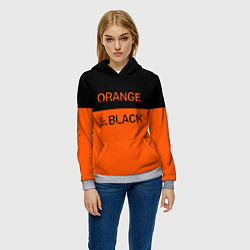 Толстовка-худи женская Orange Is the New Black цвета 3D-меланж — фото 2