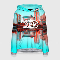Женская толстовка 21 Pilots: Mirror City