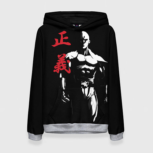 Женская толстовка Ok Hero / 3D-Меланж – фото 1