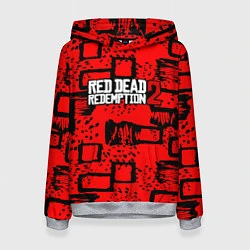 Толстовка-худи женская Red Dead Redemption 2, цвет: 3D-меланж