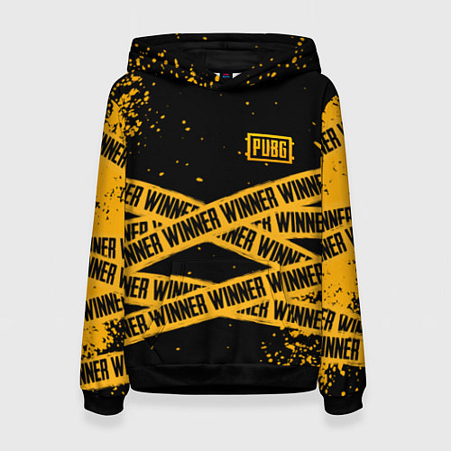 Женская толстовка PUBG: Only Winner / 3D-Черный – фото 1