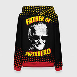 Женская толстовка Stan Lee: Father of Superhero