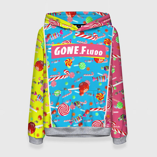 Женская толстовка GONE Fludd / 3D-Меланж – фото 1