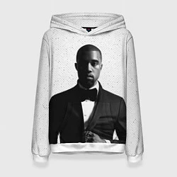 Толстовка-худи женская Kanye West: Halftone, цвет: 3D-белый