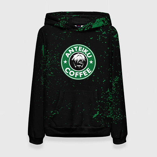 Женская толстовка Anteiku coffee sturbucks / 3D-Черный – фото 1