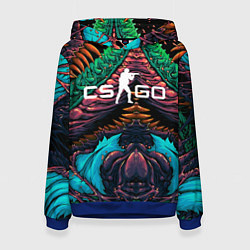 Женская толстовка CS GO hyper beast skin