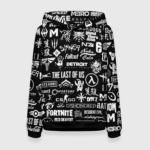 Женская толстовка Истинный геймер / 3D-Черный – фото 1