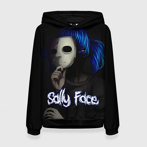 Женская толстовка Sally Face: Dark Mask / 3D-Черный – фото 1