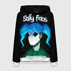 Толстовка-худи женская Sally Face: Light Silhouette, цвет: 3D-белый