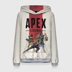 Толстовка-худи женская Apex Legends, цвет: 3D-меланж