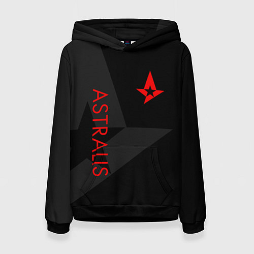 Женская толстовка Astralis: Dark Style / 3D-Черный – фото 1