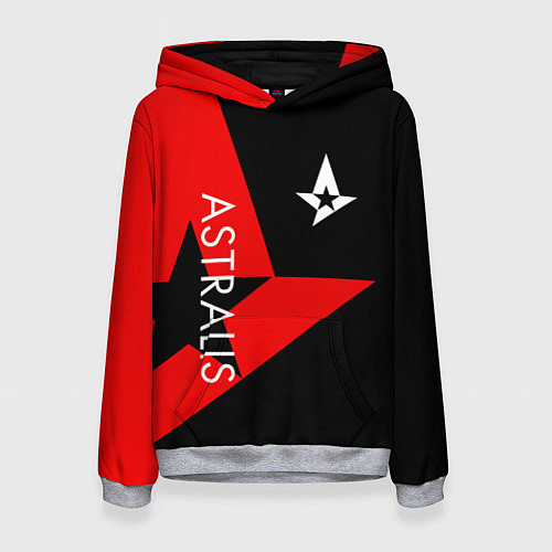 Женская толстовка Astralis: Cybergaming / 3D-Меланж – фото 1