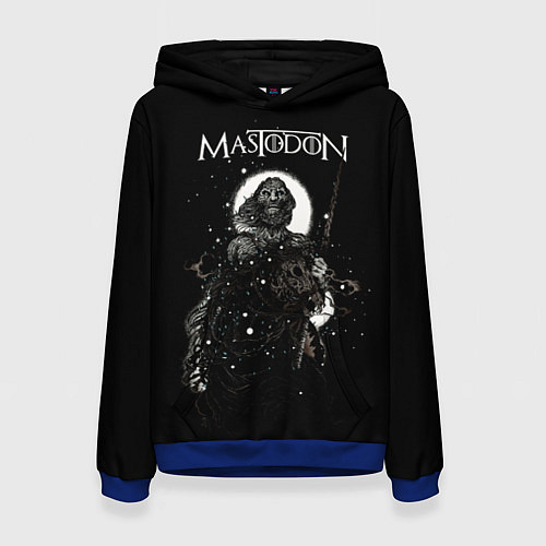 Женская толстовка Mastodon: Death Came / 3D-Синий – фото 1