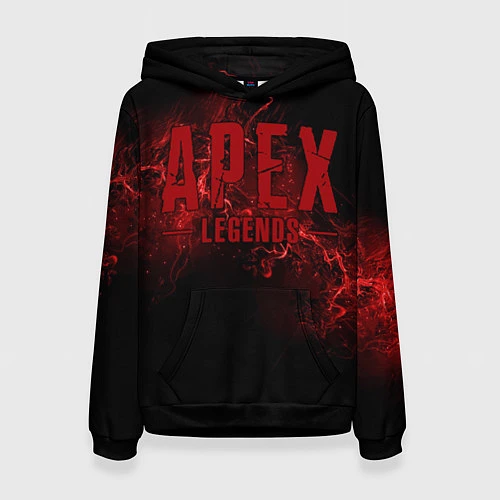 Женская толстовка Apex Legends: Red Blood / 3D-Черный – фото 1