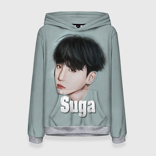 Женская толстовка BTS Suga / 3D-Меланж – фото 1