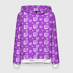 Женская толстовка Twitch: Violet Pattern