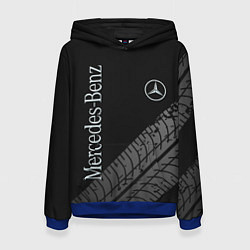 Толстовка-худи женская Mercedes AMG: Street Style, цвет: 3D-синий