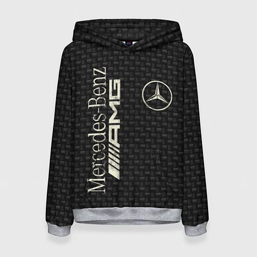 Женская толстовка Mercedes AMG: Dark Side / 3D-Меланж – фото 1