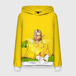 Толстовка-худи женская Billie Eilish: MyBoi, цвет: 3D-белый