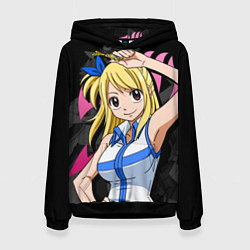 Толстовка-худи женская Fairy Tail: Lucy, цвет: 3D-черный