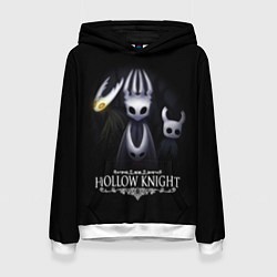 Толстовка-худи женская Hollow Knight, цвет: 3D-белый