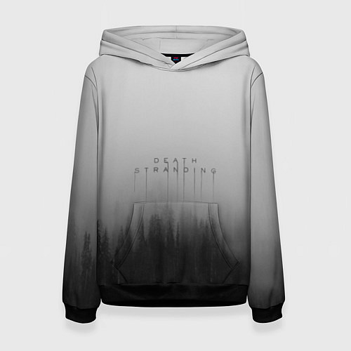 Женская толстовка Death Stranding Лес / 3D-Черный – фото 1