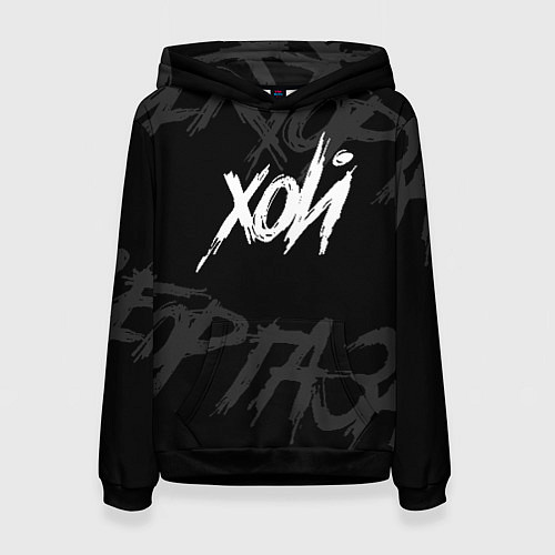 Женская толстовка Сектор Газа - ХОЙ / 3D-Черный – фото 1