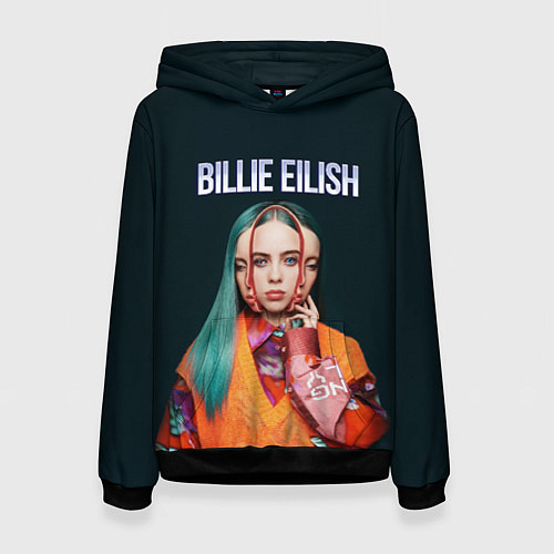 Женская толстовка BILLIE EILISH / 3D-Черный – фото 1