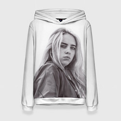 Толстовка-худи женская BILLIE EILISH, цвет: 3D-белый