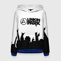 Толстовка-худи женская LINKIN PARK, цвет: 3D-синий
